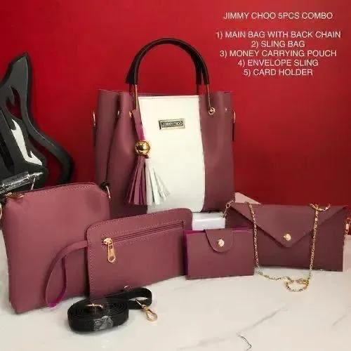 5-Piece Jimmy Choo Bag Combo