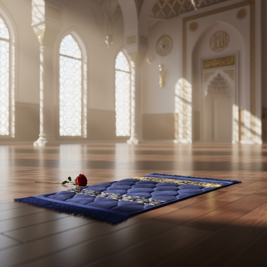 Prayer Mat Velvet Material Printed Pattern